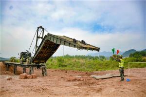 Quality Carriage Way Width 3.8m Mechanized Bridge Modular Bridge System for sale