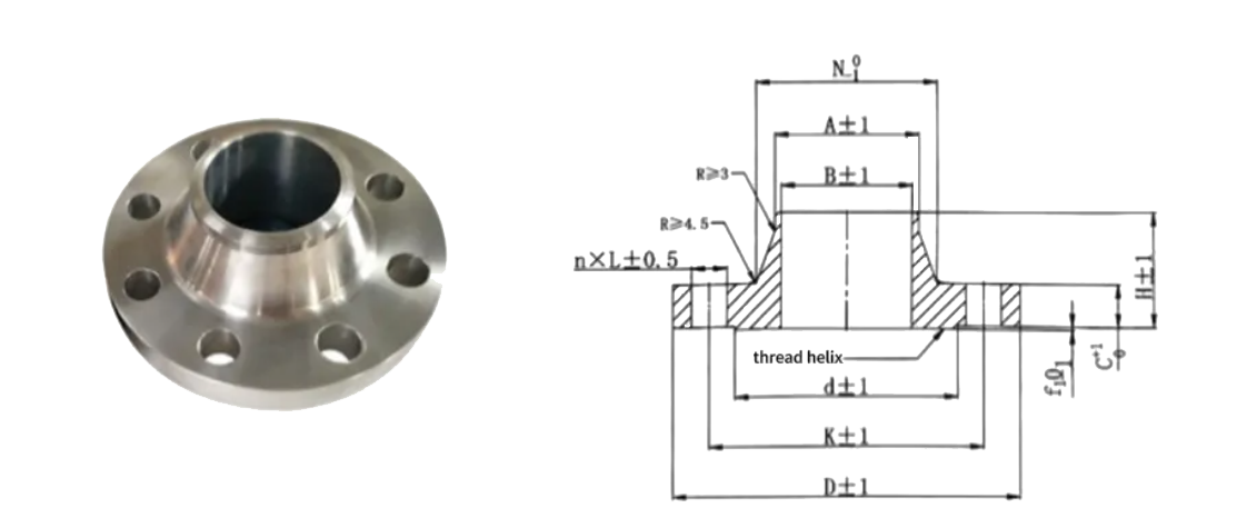 Customized Forged Weld Neck Titanium Flange Professional Manufacturer