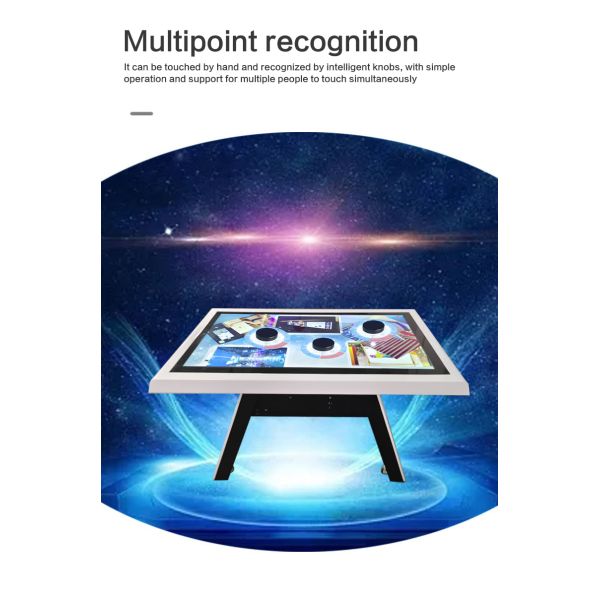 43 Inch Object Recognition Smart Digital Interactive Price Multi Touch Screen Coffee Shop Table For Education