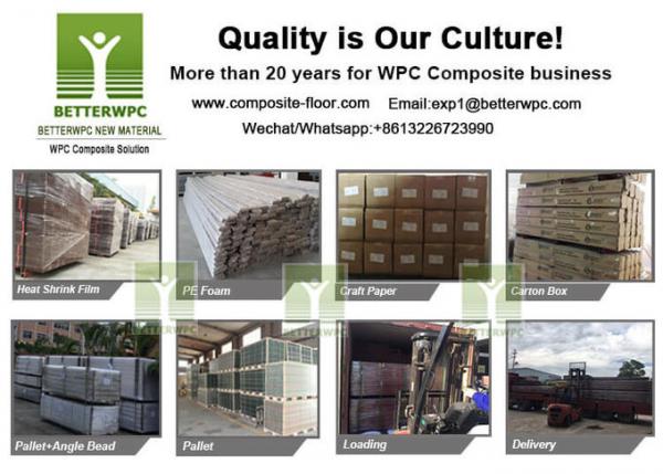 China Fireproof Flameproof Composite Planks Interlocking Wood Plastic Waterproof WPC Wall Panel