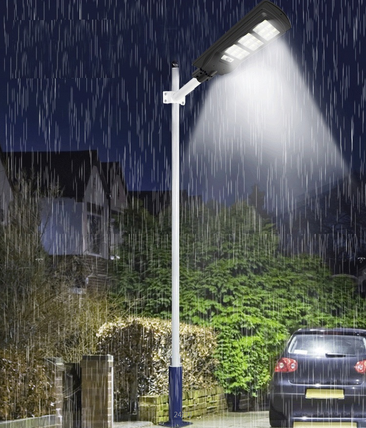 Integrated LED Solar Street Lights Remote Control 50W 100W 150W