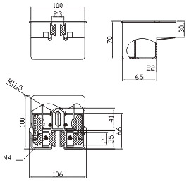 0.1kg/Pc Elevator Spare Parts Plastic Elevator Oil Can SN-OC-Series