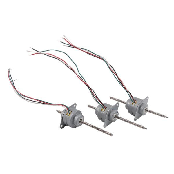 Low Noise Linear Stepper Motor High Thrust 25mm With Through Shaft