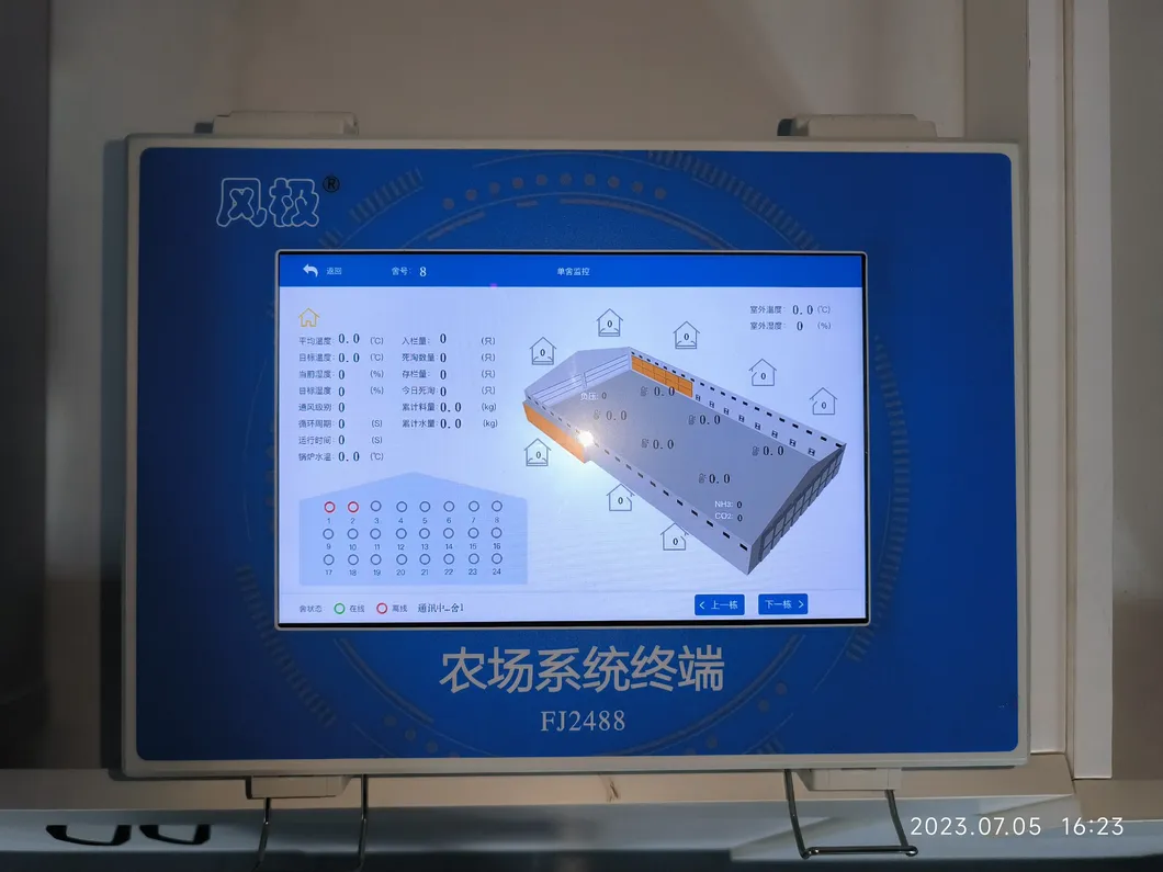 Easy Cleaning Smart Poultry Feeding And Drinking System For Chicken Broilers