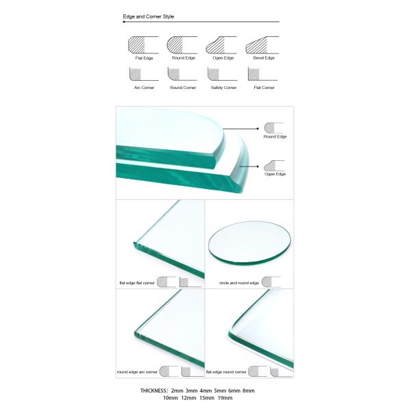 Flat Polished Customization BIPV Solar Panel Glass Facade for Building Customization