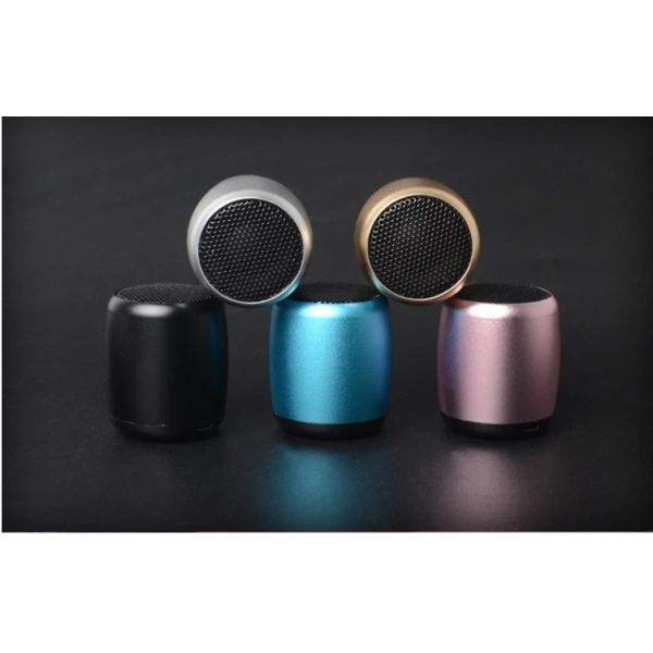 BM3 Metal Mini Egg Bluetooth Speaker Portable Bass Stereo Music Sound With Mic Shutter Button Multi-Function