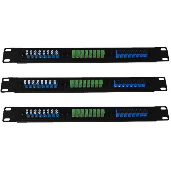 1RU Rack Mount Fiber Optic Patch Panel with 36 Ports and Drawer Style for Easy Cable Management