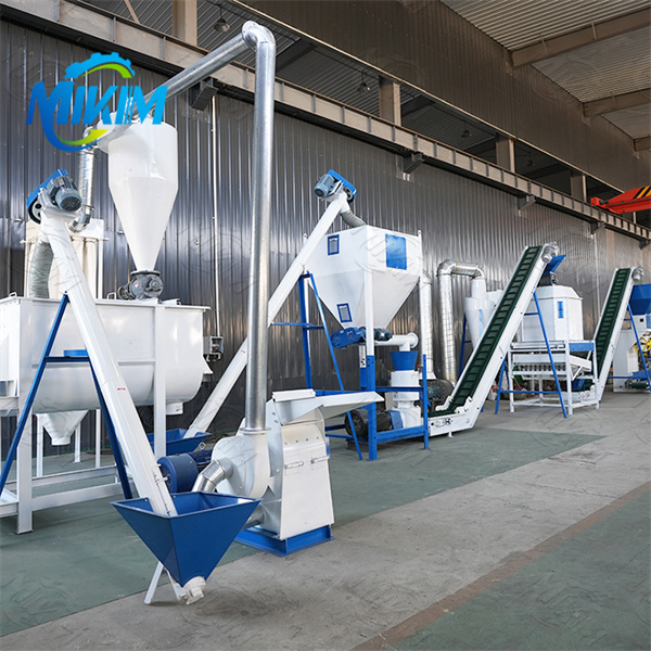 Chicken feed pellet production line