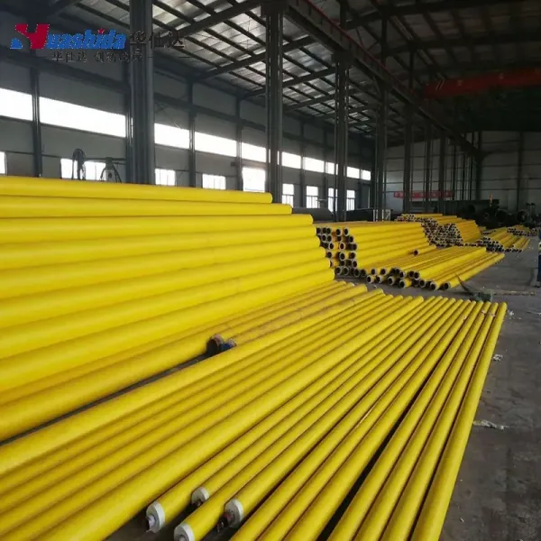 Continuous PU Foaming Pre-Insulated Pipe Production Line For HDPE Outer Jacket And Thermal Insulation