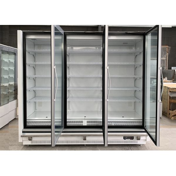 3 Door Upright Display Freezers With Remote Condensing Unit