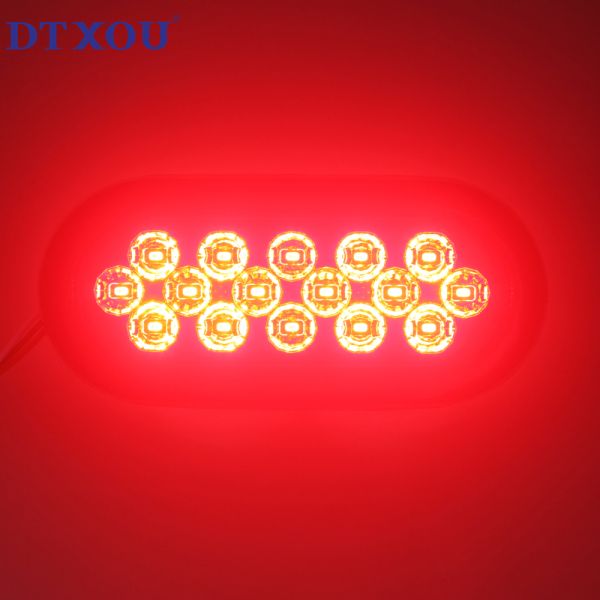 DC12V 24V 6 inch oval led stop turn tail light