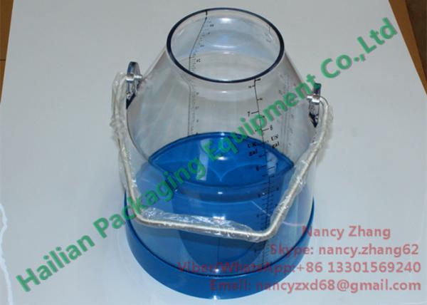 Buy Transparent Clear Bucket Milking Machine Parts Large Container For Milk Collecting at wholesale prices