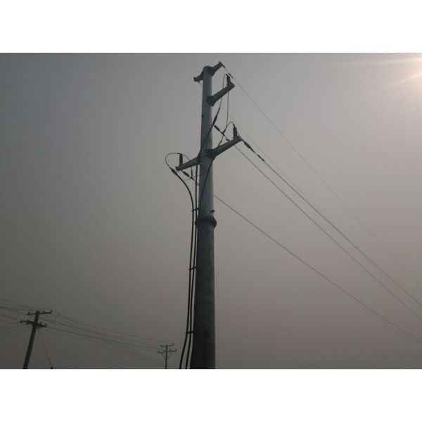 220KV Hot - Dip Galvanized Electrical Power Pole Transmission Line Tower