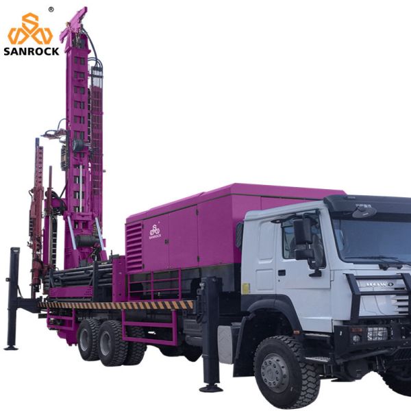 Truck Mounted Drilling Rig With Mud Pump Water Well Drill Machine Reverse Circulation Drilling Rig