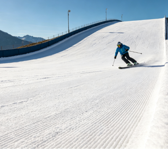 Multi-functional High Density Anti Abrasion 25mm Artificial Turf for Skiing Resorts