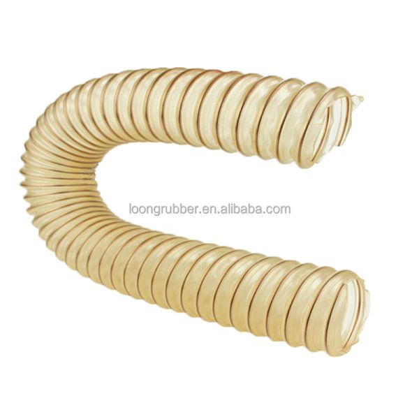 Cutting Processing Service PU Corrugated Hose for Engineering Machinery Performance