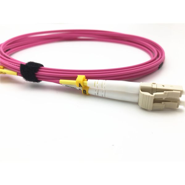 LC/LC Duplex OM4 50/125 Multimode Fiber Cable Assembly