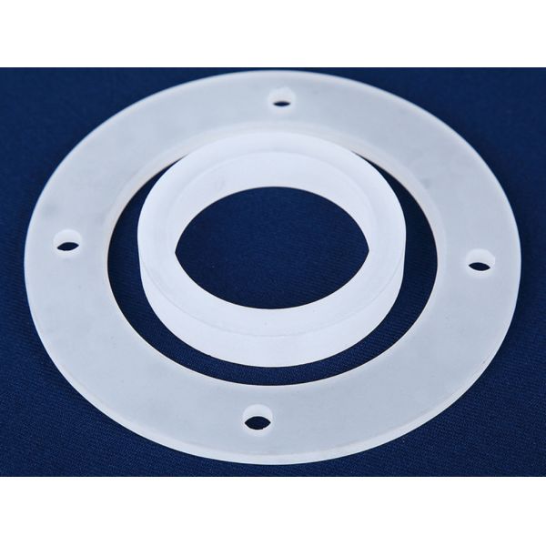 Slotted Perforated Quartz Flange Ring AR Coating