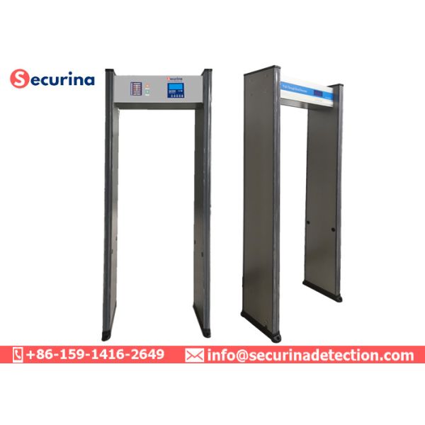 Wide Applications Door Frame Metal Detector 6 Detecting Zones For Public Security