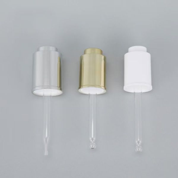 18mm 24mm Press Down Type Plastic Dropper for Essential Oil Bottle