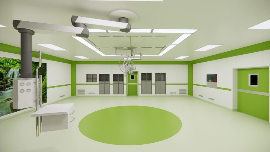 Glass Wall Operating Room ISO 7 Modular Operating Clean Room Customized Design