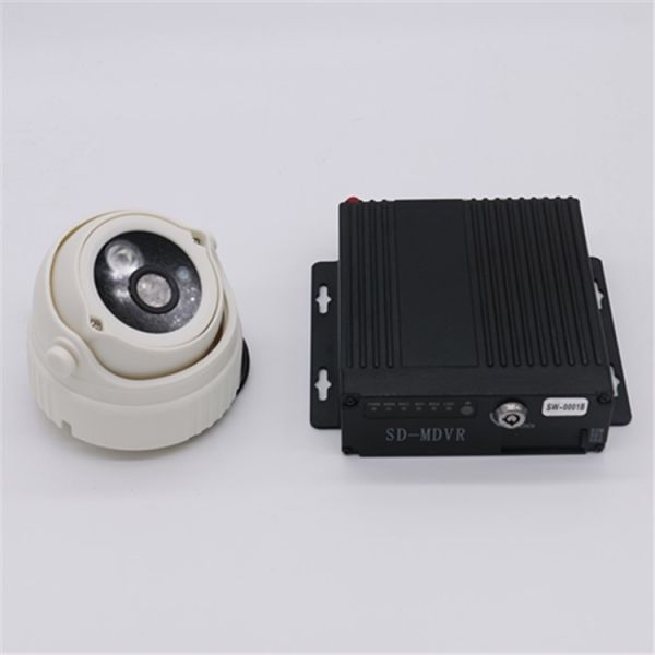 4 Channel HDD Mobile DVR , SD Card Bus Auto DVR Camera Free System