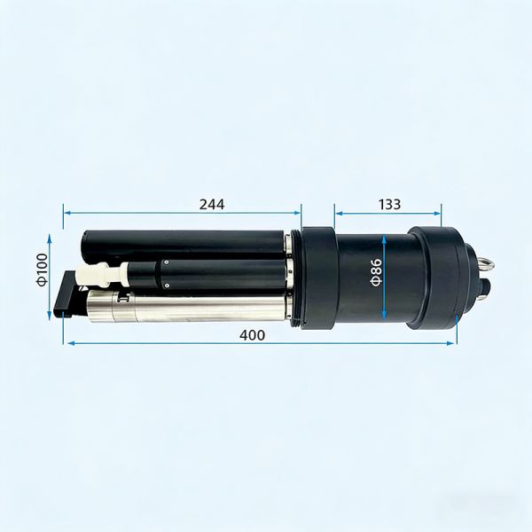 8-in-1 solar LoRaWAN water quality sensor (pH/COD/dissolved oxygen/ammonia nitrogen/conductivity/turbidity/ORP/temperature)