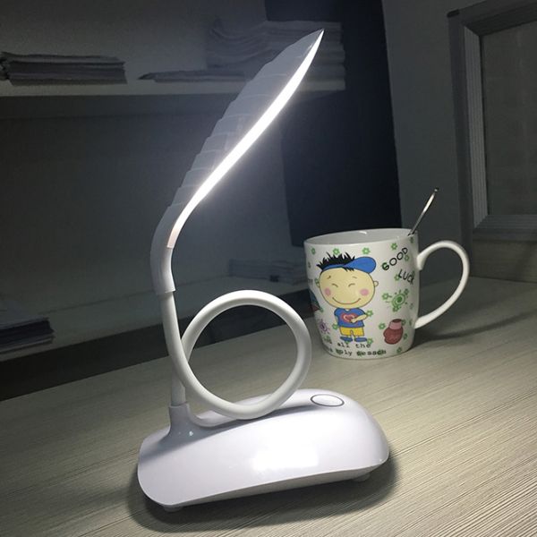 Warm White Mini USB LED Table Lamp With Intelligent Touch Dimmer Eye Protection