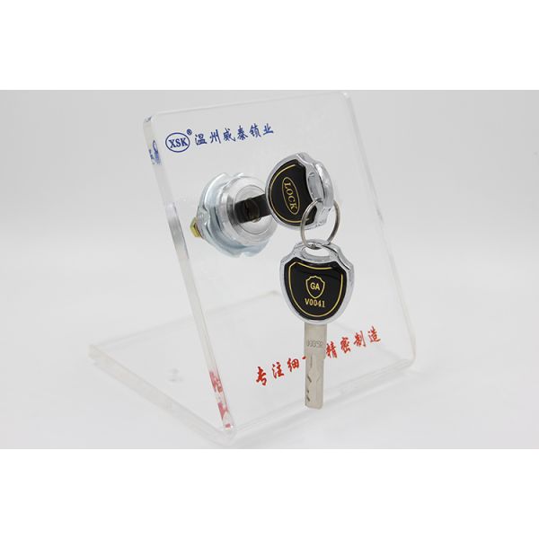 Emergency Cabinet Locking Devices 32mm Head Diameter Chrome Plated