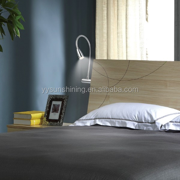 DC4V Input Voltage Flexible Snake LED Wall Reading Lamp for Hotel Bedside Headboard