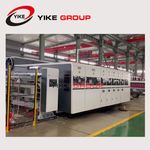 Buy High Defination Automatic Flexo Printer Die Cutter With Stacker Machine at wholesale prices