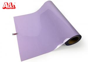 50cm*25m 27 yards pst purple poly flex PU cutting vinyl sheet with sticky plastic backing