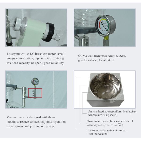 2KW Lab Rotary Evaporator