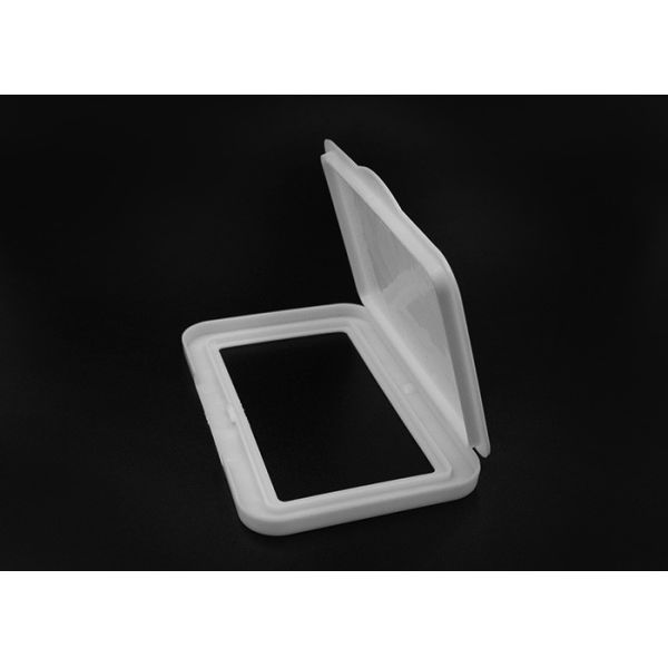 Rectangle Shape Smooth 99mm Wet Wipe Pail Flip Top Cap
