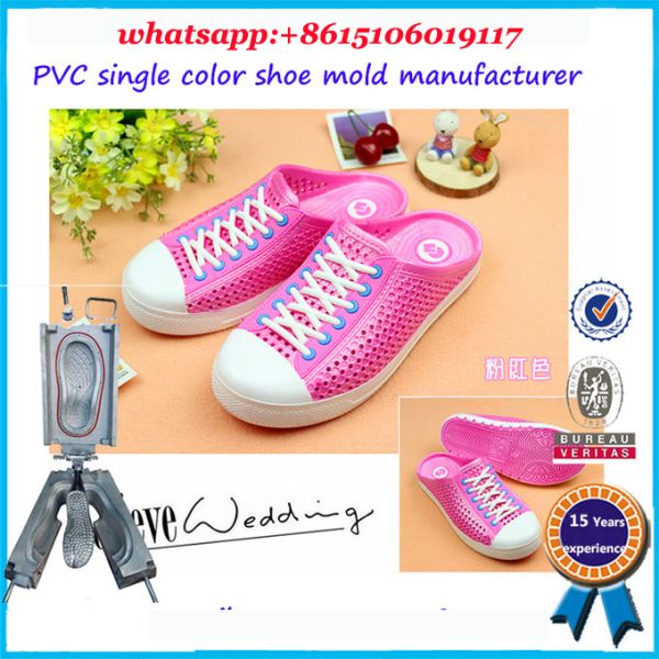 2 Colors PVC Shoe Mold Customized Design 25 - 49 Wide Size Range