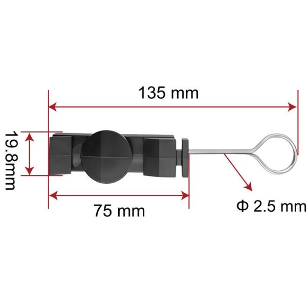 FTTH Combination Flat Cable Drop Clamp ZCSPC-11 - Advanced Clamping Device for FTTH Networks