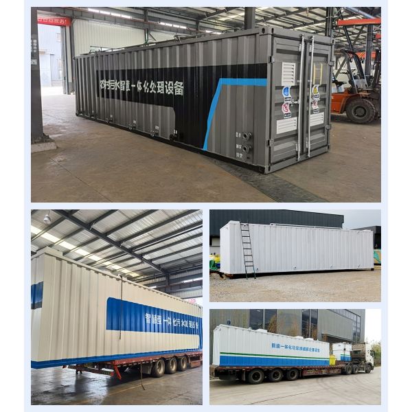 Easily Transportable And Relocatable PLC Controlled Containerized Sewage Treatment Plant with Activated Sludge Process