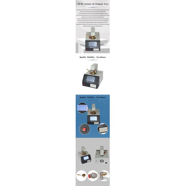 Electric Ignition Closed Cup Flash Point Testing Equipment