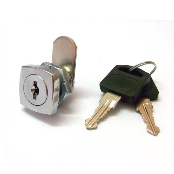 Square Face Letterbox Cabinet Cam Locks 90 Degree Turn Cam Locks