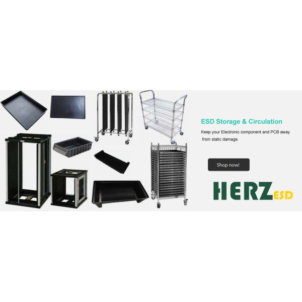 Adjustable Antistatic PCB Magazine Rack ESD SMT PCB Rack