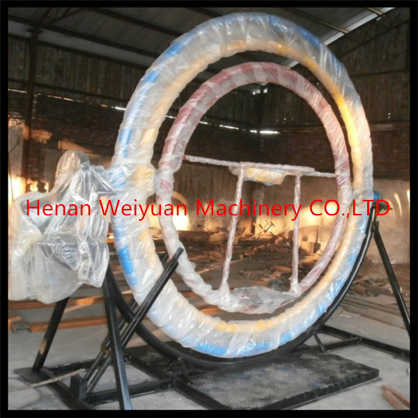 high quality thrilling park amusement 3d stand up human gyroscope rides bottom price