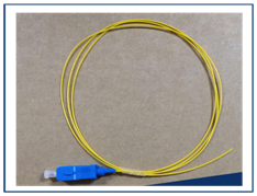Compact Design OFC Pigtail , Optic Pigtail Connector Low Insertion Loss 1