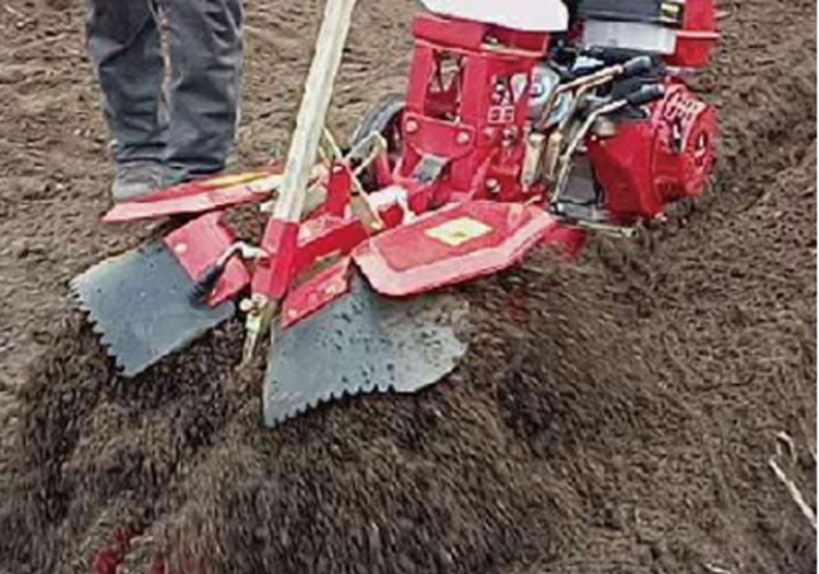 Adjustable Working Width Durable Gasoline Engine Ditching Machine for Cash Crops