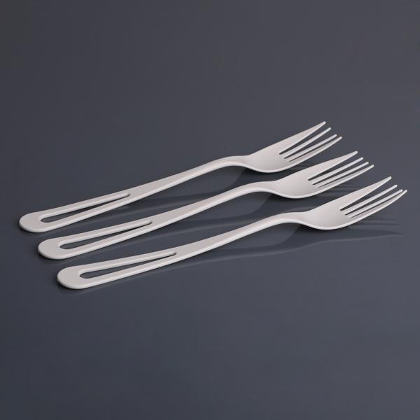 Buy 19.5CM Biodegradable Pla Tableware Plastic Spoons Folks at wholesale prices