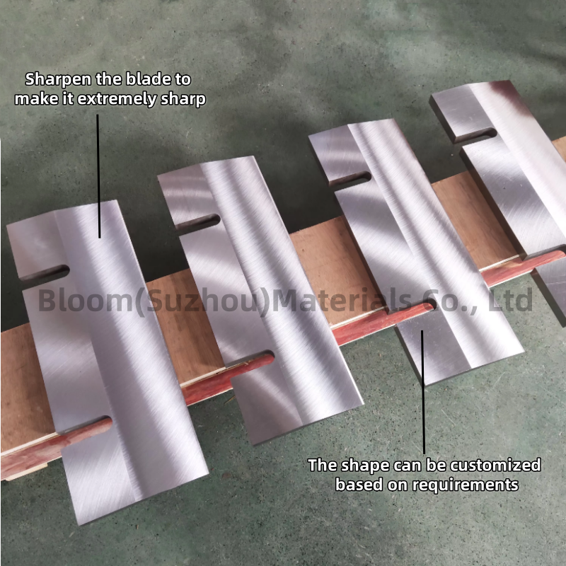 Special Shaped Small Industrial Machine Blade for Plastic Recycling