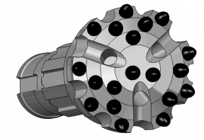 High Pressure 150mm 200mm Blast Hole Drilling Bit DTH Hammer Button Bits for Core Drilling Rig