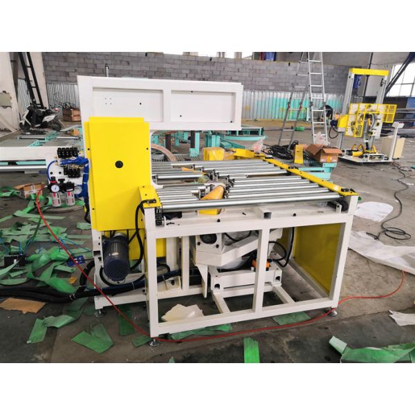 Fast Baggage Wrapping Machine / Hydraulic Cutting Coil Packaging Machine