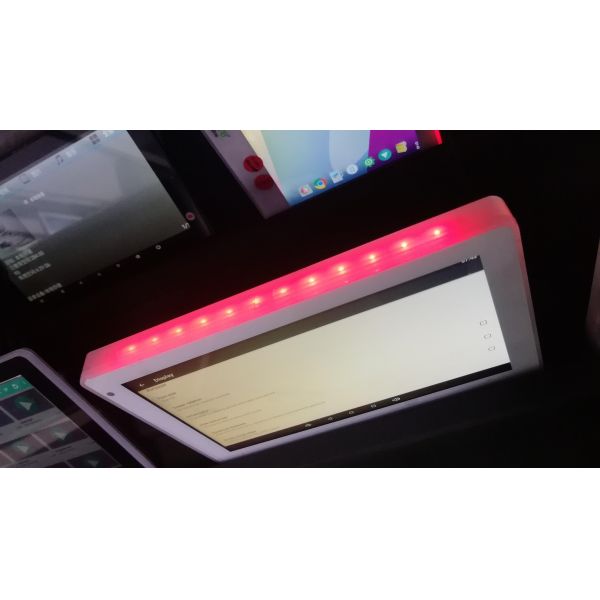 SIBO Android POE 7'' Tablet With NFC Reader LED Light Bar For Time Attendance