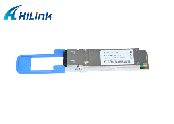 QSFP28 1310nm 100G LR4 Transceiver 100GBASE-LR4 Single Lambda LR4 10KM LC DOM