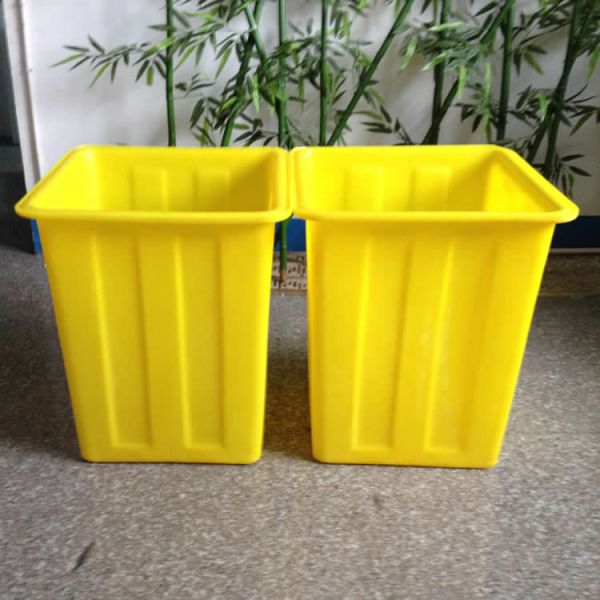 Hard K180 Large Square Plastic Containers Internal Liner And Recycling Multi Color
